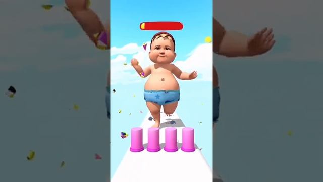 Run Baby 3D android iOS gameplay walkthrough #shorts #1