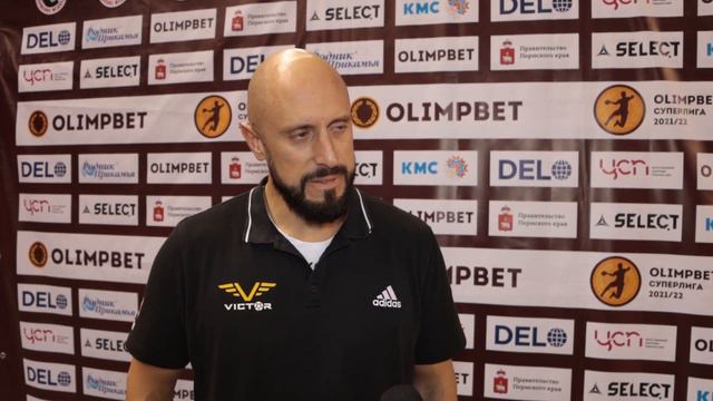 Константин Игропуло после боевой ничьей с «Пермскими медведями» смотреть онлайн