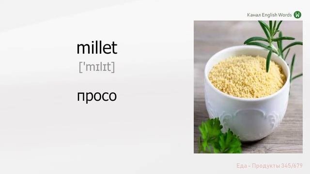 679 слов о еде. Английские слова с примерами.