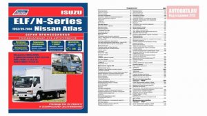 Руководство по ремонту Isuzu Elf, N-Series, Nissan Atlas 1993-1999, 1999-2004 дизель