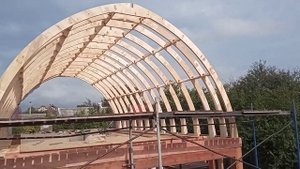 Каркас арочного дома 5х8х5,8