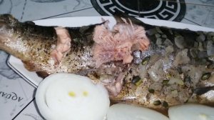 Горбуша  приготовленная в микроволновке ???