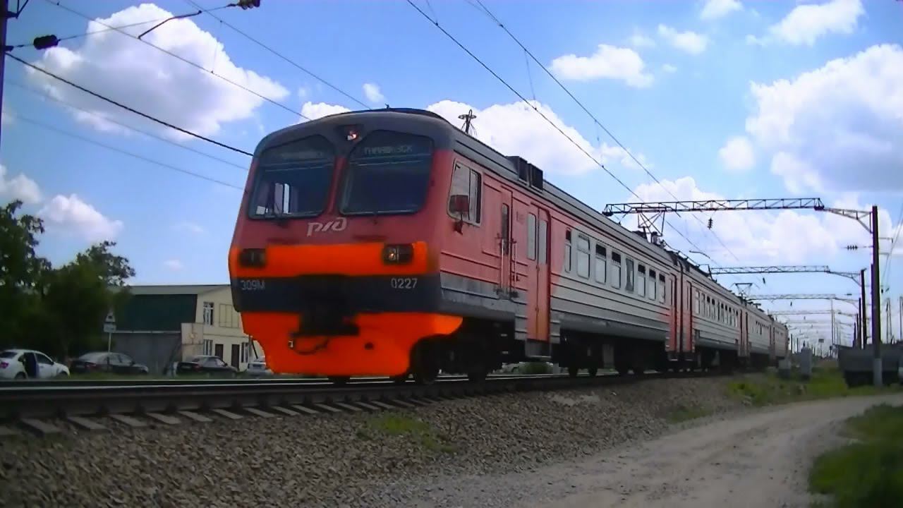 РЖД ЭД9М-0233 Краснодар-1 - Тимашевская смотреть онлайн