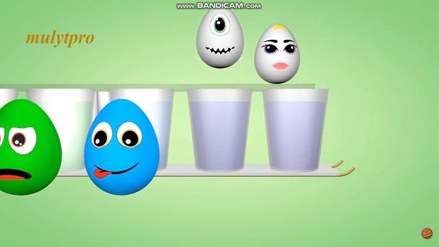 Учим цвета. Мультики про яйца сюрпризы. смотреть онлайн