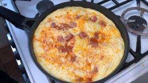 Омлет с сосисками или супер завтрак!!! Просто, вкусно, сытно.| omelet with sausages