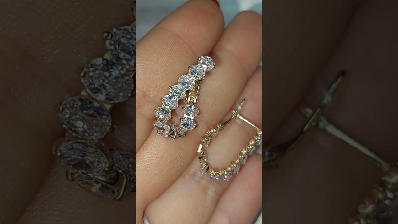 22 фианита, оправленных в серебро с золочением от Приволжского Ювелира #серебро #фианит