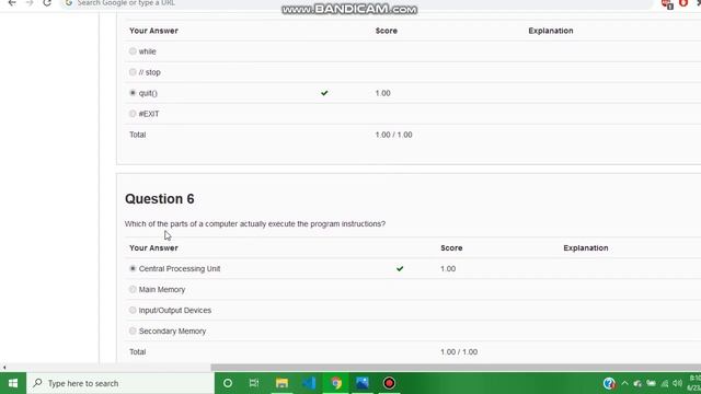 Coursera: Programming for everybody (getting started with python) week 3 chapter 1 quiz answer