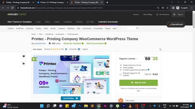 Printec - Printing Company WooCommerce WordPress just in $4 | GPL Licensed Download ~ BeGPL