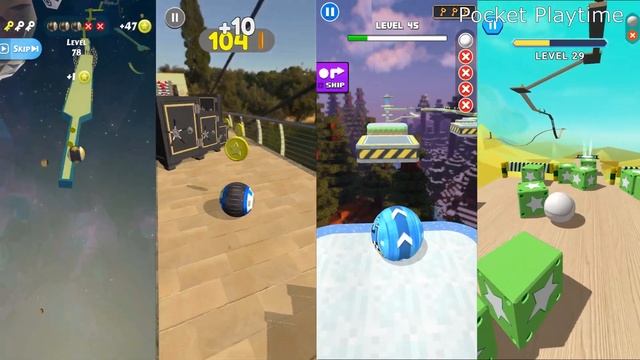 Action Balls vs Going Balls vs Fly Ball Sky vs Going Balls Speed Run - Android, IOS gameplay