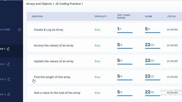 Arrays and Objects | JS Coding Practice 1 Answers | JavaScript | NxtWave | CCBP 4.0