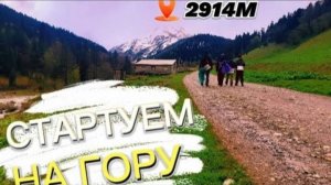 СТАРТУЕМ НА ГОРУ / Поход в Горы Кавказа (ДЕНЬ 3)