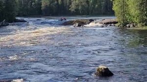 Сплав по реке Писта #10. Прохождение порога Поалла