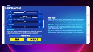 How to Disable Parental Control PIN in FORTNITE?