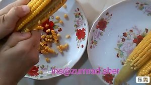 Как быстро извлечь из початок зерна кукурузы?tadjikistan??