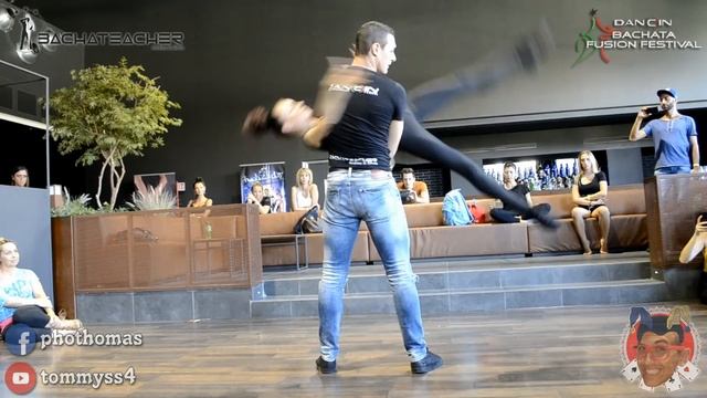 Andrea y Silvia [Bachata Acrobatic] @ Dancin Fusion 2016 смотреть онлайн