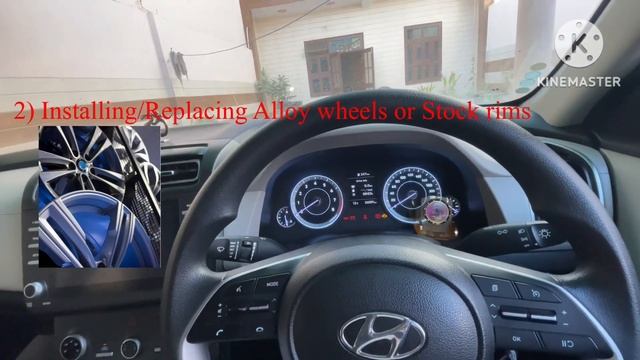 Hyundai creta  2020  TPMS tyre pressure warning light 4 Reasons creta hyundaicreta