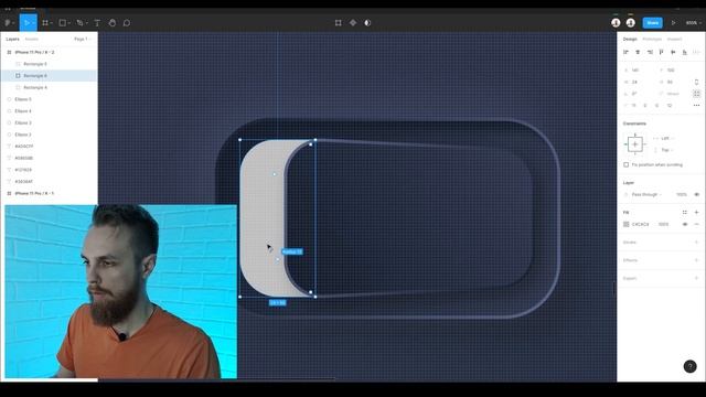 3D дизайн кнопки! UI/UX дизайн приложения в Figma | Дизайн пазл - приложение | Часть 1
