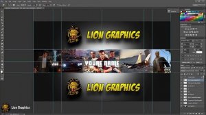 GTA V Banner - Speed art (#Photoshop CC) | Free Template