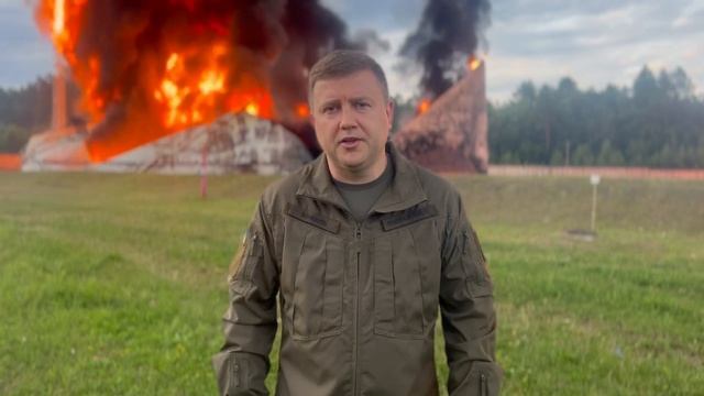 ??⚡Ночью ударные дроны ВС РФ нанесли удары по нефтебазе ВСУ под Дубно в Ровенской области.⚡