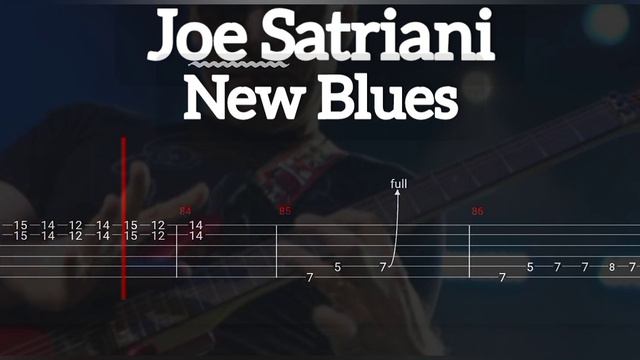 Joe Satriani - New Blues ( Tab Guitar )