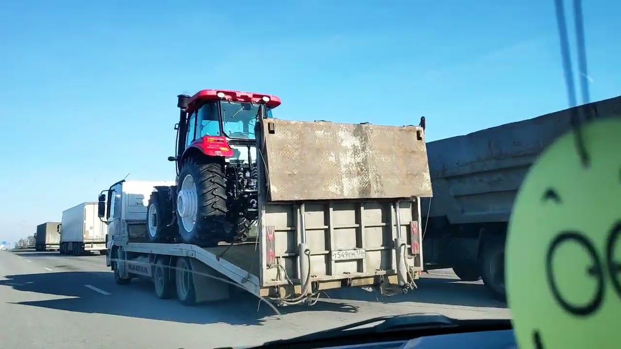 Приехал на ☀️ склад проводить трактор YTO в Липецк смотреть онлайн
