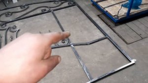 ДОБРОТНЫЕ ВОРОТА из профильной трубы. Холодная ковка