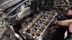 Citroen C-Crosser 2.4i Внезапно пропала компресия в 3 цилиндре