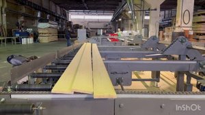 Механизация подачи заготовки между делительным и строгальным станком. Наладка