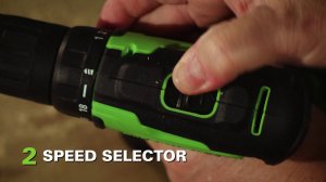 Дрель-шуруповерт Greenworks GD24DD35 аккумуляторная 24V (арт 3704007RU)