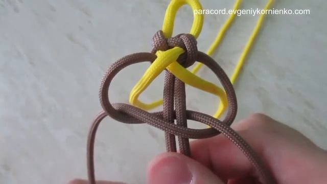 Плетение из паракорда. Браслет Кобра с узором крест-накрест