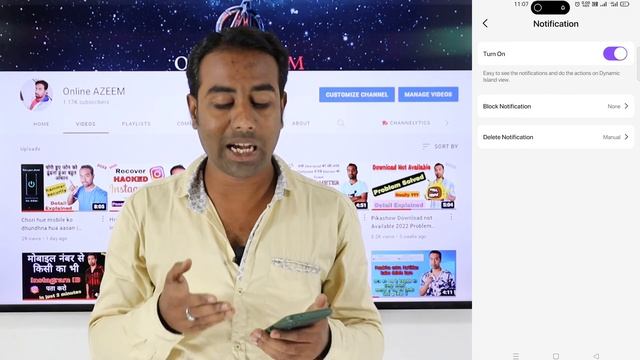 Dynamic Island on Android smartphone | Android Dynamic Island like iphone 14 pro | safe or not ?? смотреть онлайн