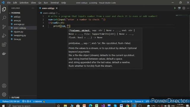 Python Program | To Find Even or Odd Number |Python Examples
