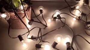 Обзор уличной гирлянды Ретро 25 и 50 лампочек KILA