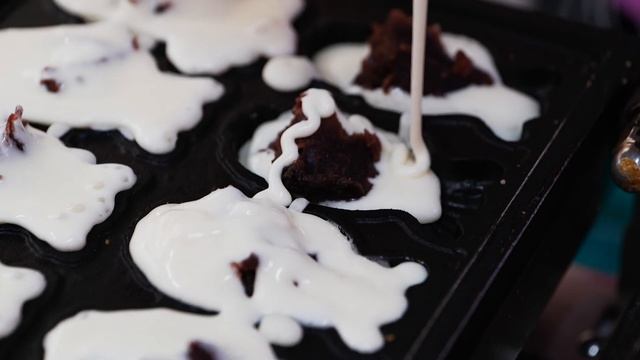 Cute Mini Taiyaki - Korean Street Food смотреть онлайн