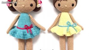 Амигуруми: схема Куколка Хлоя. Игрушки вязанные крючком. Free crochet patterns.