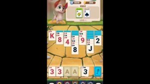 Solitaire Pets Adventure! Level 1!