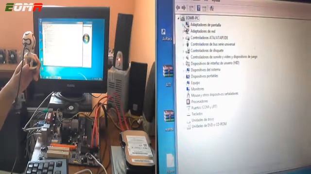 Motherboard ECS RS485M-M V1.0 Socket AM2 Processor AMD Athlon Dual Core 5000+ 2.60GHZ Ram 4GB Revie смотреть онлайн