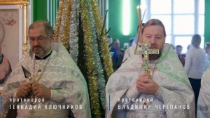 БОЖЕСТВЕННАЯ ЛИТУРГИЯ  В ХРАМЕ СВЯТОГО ОНУФРИЯ ВЕЛИКОГО ГОРОДА АНАПЫ