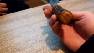 Кованый НОЖ Рукоять из рога Косули
