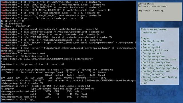Arch Linux installation recording to kernel 5.12.10-arch1-1 (testing) смотреть онлайн