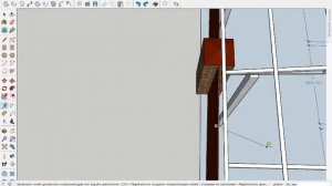 Угловой навес к дому мп 20R