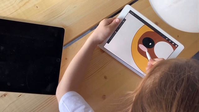 Рисуем с детьми донатс на планшете iPad в приложении procreate/ Как Камила научилась быстро рисоват смотреть онлайн