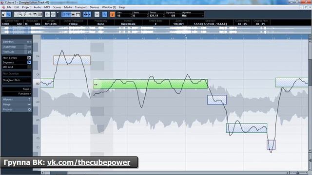 Уроки Cubase PRO. Редактор Аудио ч9 (VariAudio P2) (Cubase Tutorial PRO 21)