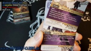 FINAL FANTASY TCG - FF VII - Boss Deck - UNBOXING