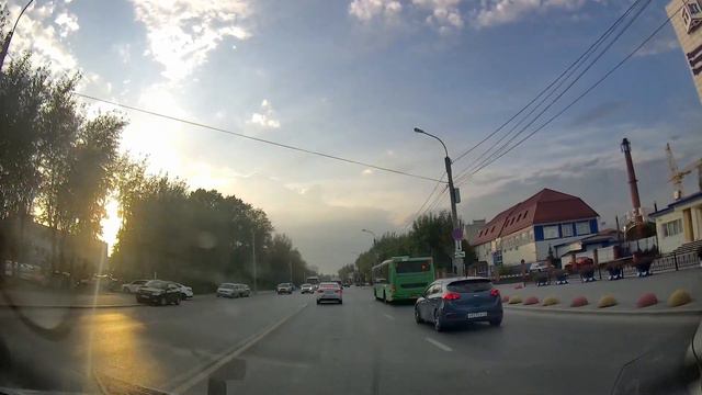 Поездка на автомобиле из поселка Боровский в Тюмень смотреть онлайн