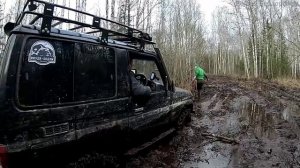 На Внедорожнике Toyota Land Cruiser 70 в торфе и на ковровом болоте, Great Wall на сафари 500