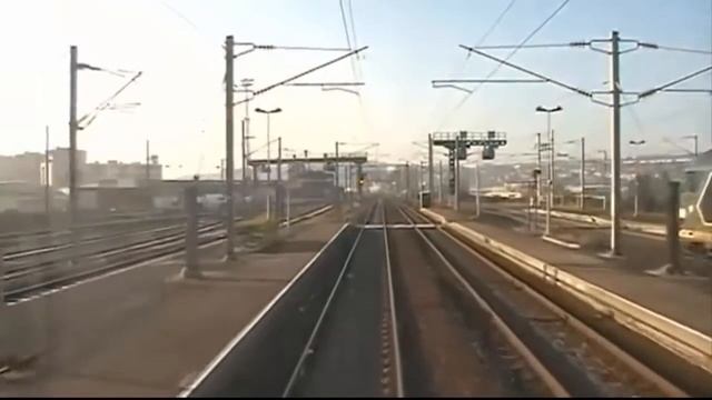 Cab View Train Calais Boulogne (France)