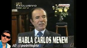 Murió Carlos Menem - El recuerdo en una entrevista del año 2003