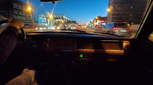 Волга ГАЗ24. Вид из салона