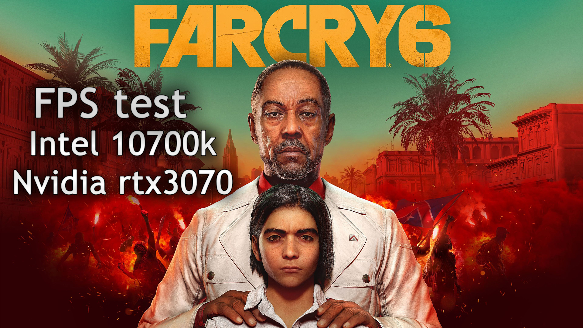 Far Cry 6. fps test. 1440p, i7 10700k, rtx3070